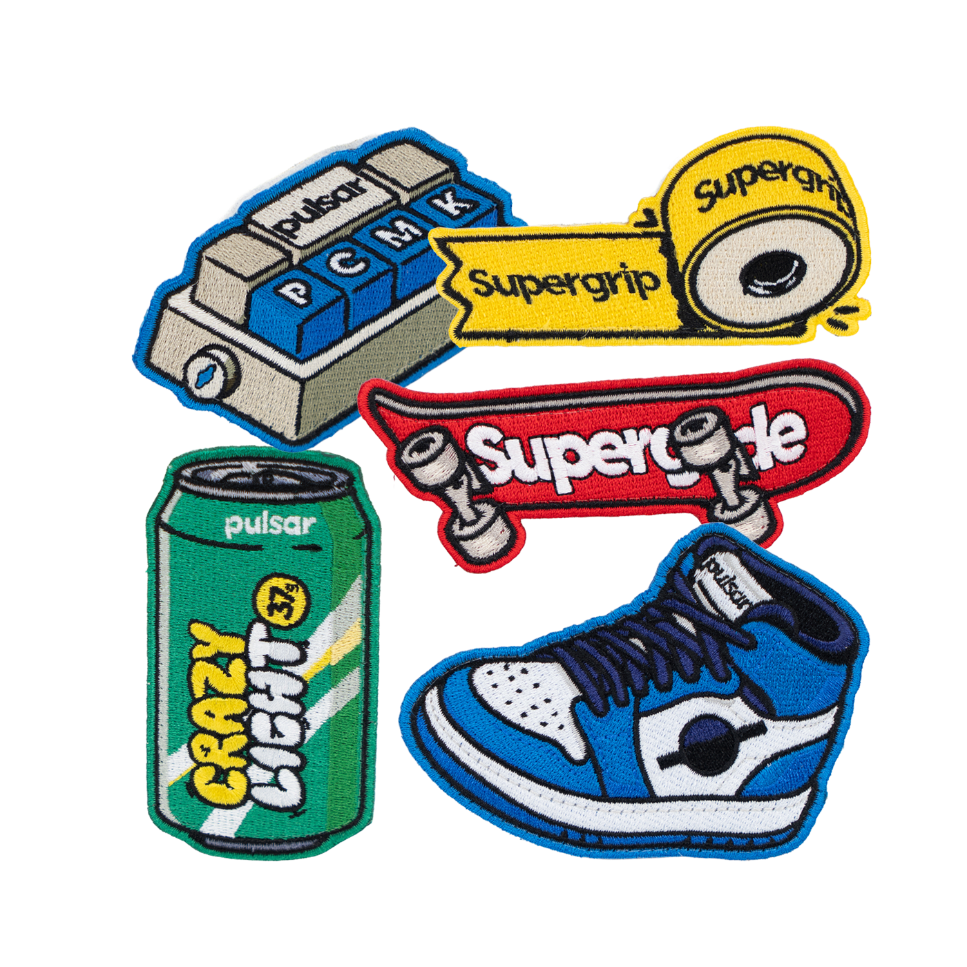 Pulsar Embroidered Patch Set – Pulsar Gaming Gears Japan