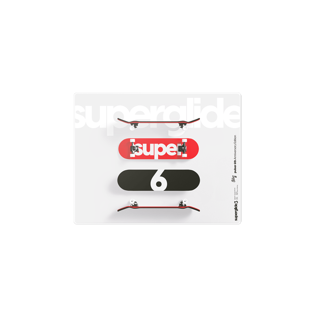 マウスパッド ad 6th Anniversary] Superglide3 Glass Mousepad - Type S – Pulsar
