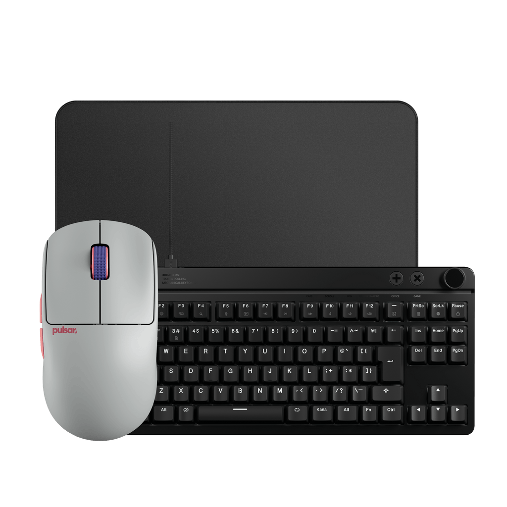[Tokyo Exclusive] X2 CrazyLight Mini / [JIS] XBOARD MS Mechanical Gaming Keyboard / ES1 eSports Mousepad 4mm XL