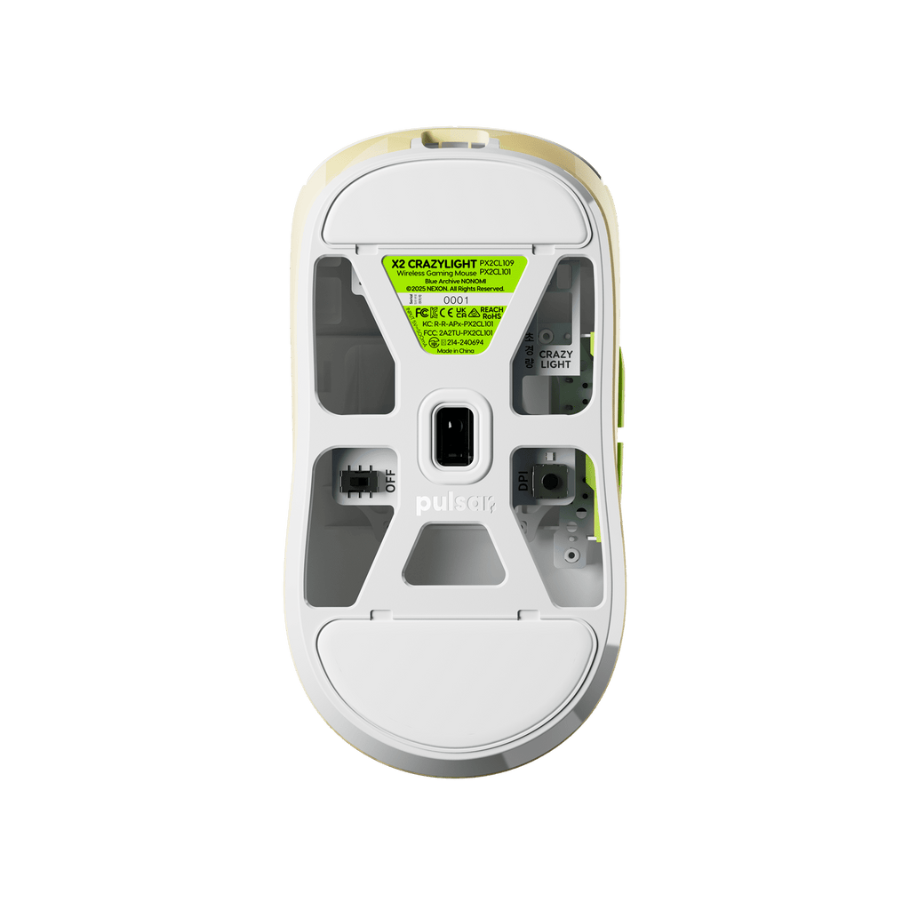 [BlueArchive Nonomi Edition] X2 CrazyLight Medium Gaming Mouse