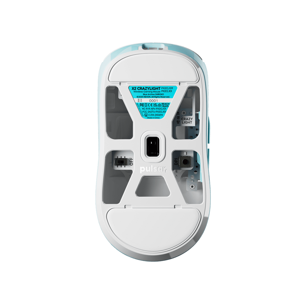 [BlueArchive Shiroko Edition] X2 CrazyLight Medium Gaming Mouse