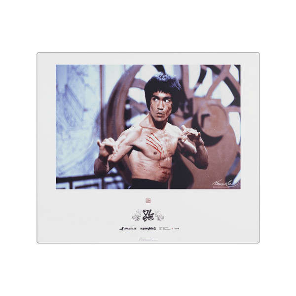 Bruce Lee 85th Edition] Superglide3 Glass Mousepad XL - PICTURE