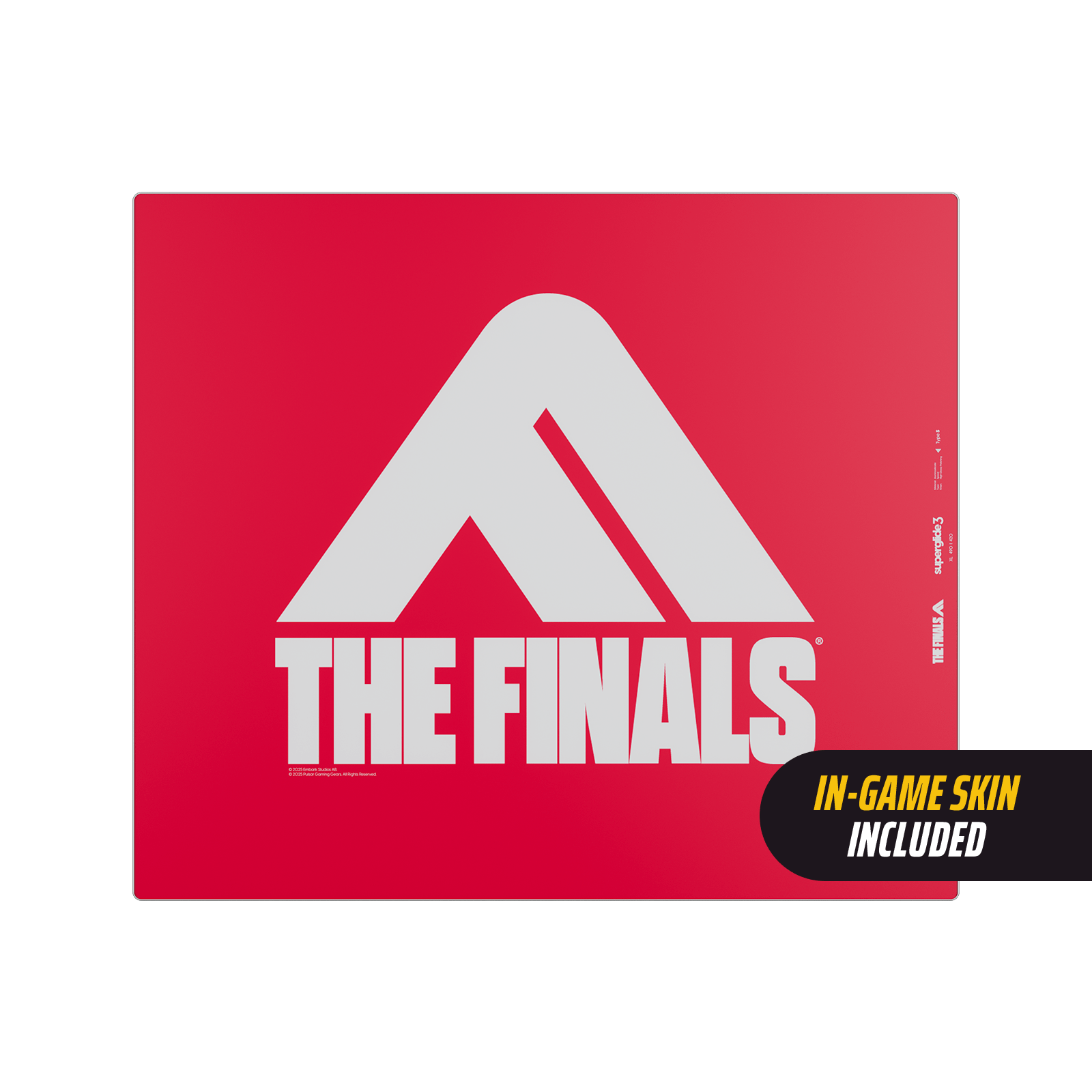 THE FINALS EDITION] Superglide3 Glass Mousepad – Pulsar Gaming