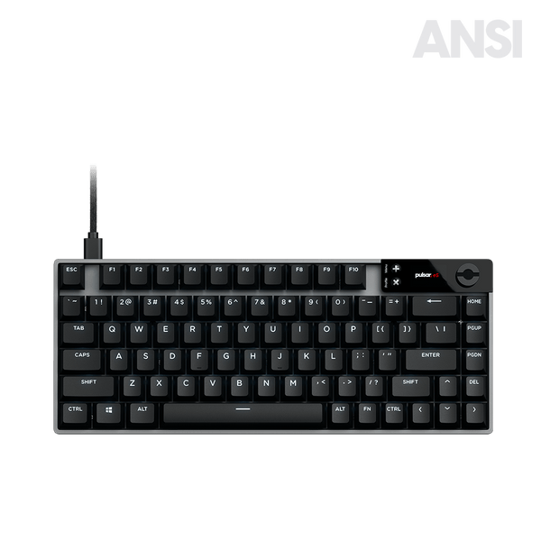 pulsar 英語配列 キーボード 本体 Pulsar-eS-HE-70_ANSI-front1-