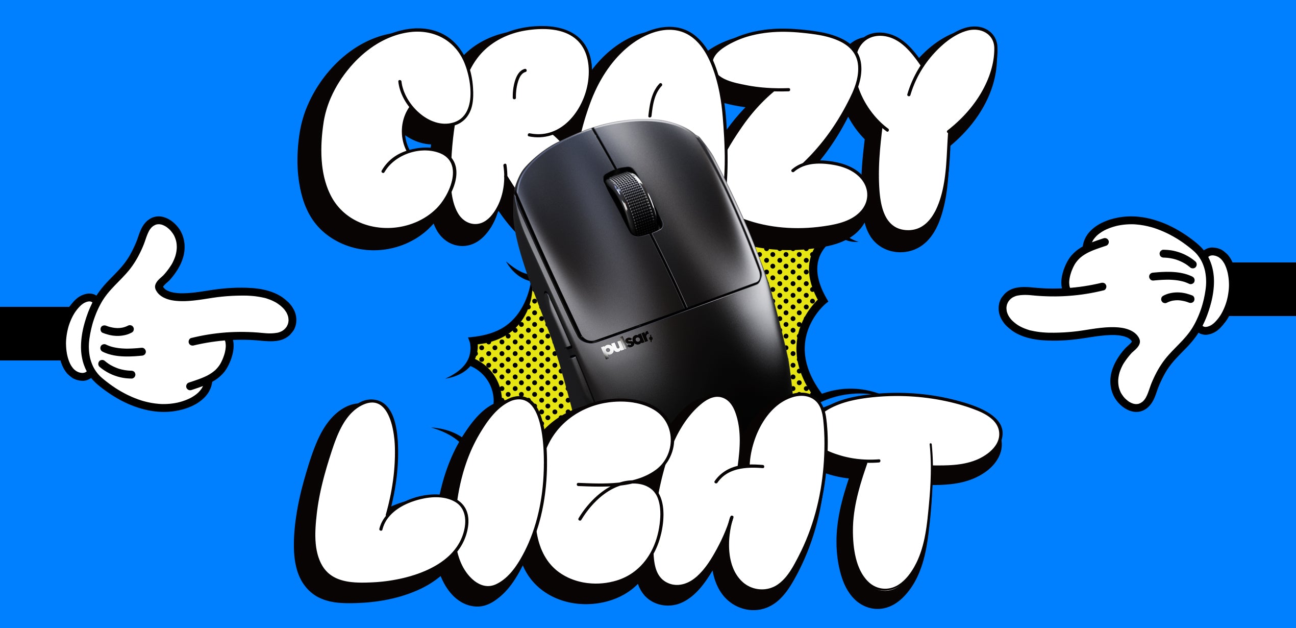 【在庫一掃】 Mouse Gaming CrazyLight X2 – Japan Gears Gaming Pulsar マウス・トラックボール
