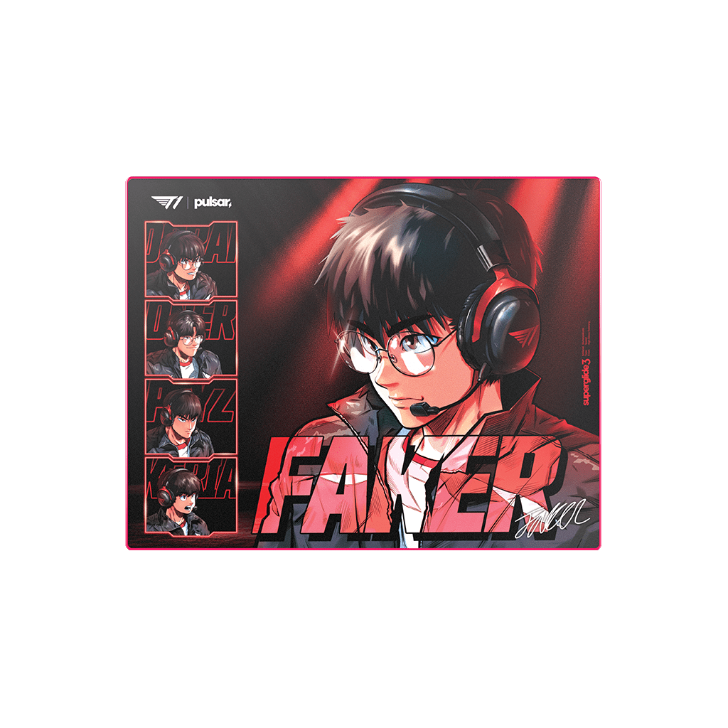 Superglide3 Glass Mouse Pad T1 Edition IN THE GAME FAKER