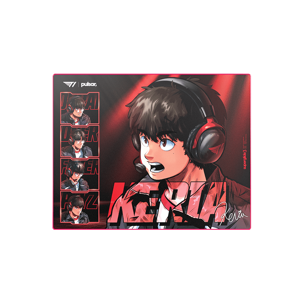 Superglide3 Glass Mouse Pad T1 Edition IN THE GAME KERIA