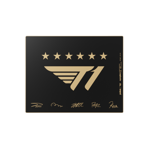 Superglide3 Glass Mouse Pad T1 Edition Signature Gold