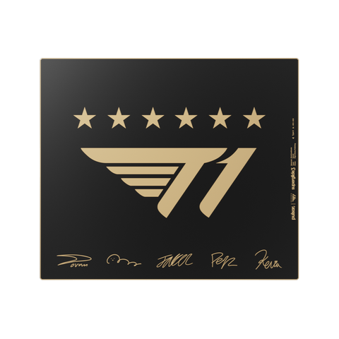 Superglide3 Glass Mouse Pad T1 Edition Signature Gold