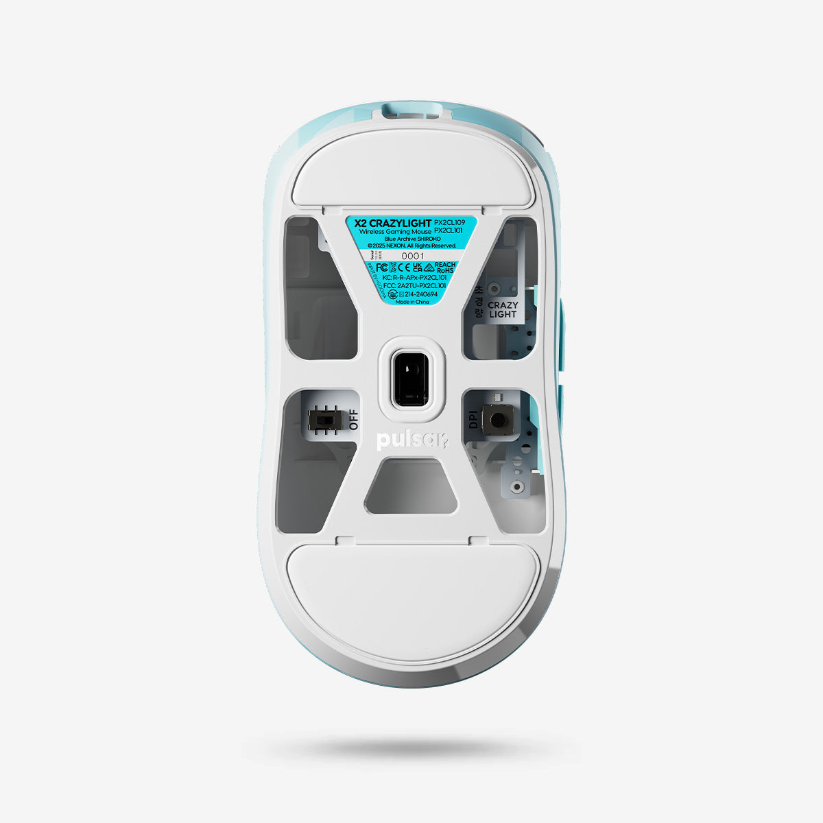 calendar detail X2 CrazyLight BlueArchive Edition – Pulsar Gaming