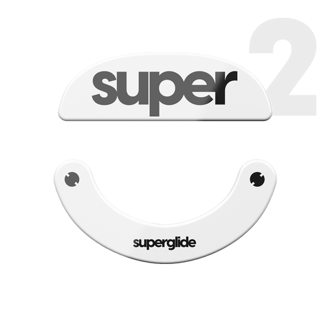 Superglide Glass mouse skates for Pulsar X2 Wireless