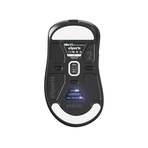 Pulsar Gaming Gears Xlite V3 Medium Gaming Muis Wit - Draadloos En Ergonomisch